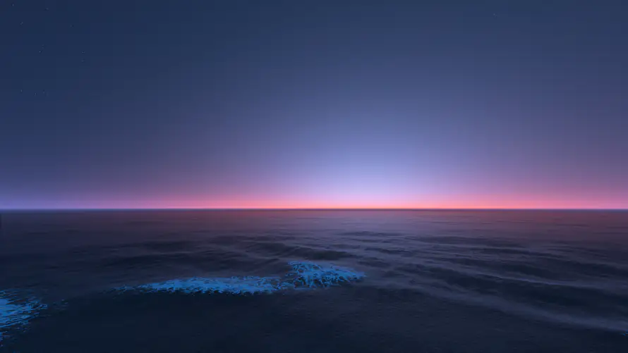 4k日落壁纸-海 - 波浪-海景「哲风壁纸」