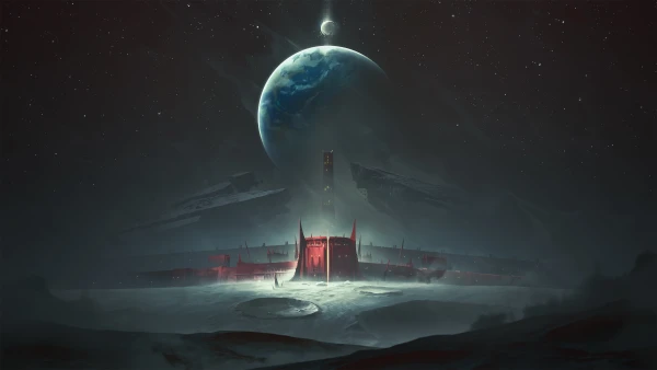 4k天空壁纸-星星 - 行星-命运2「哲风壁纸」