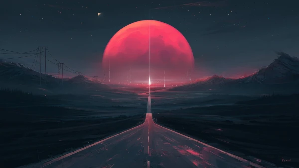 2k埃南壁纸-路 - 天空-景观「哲风壁纸」