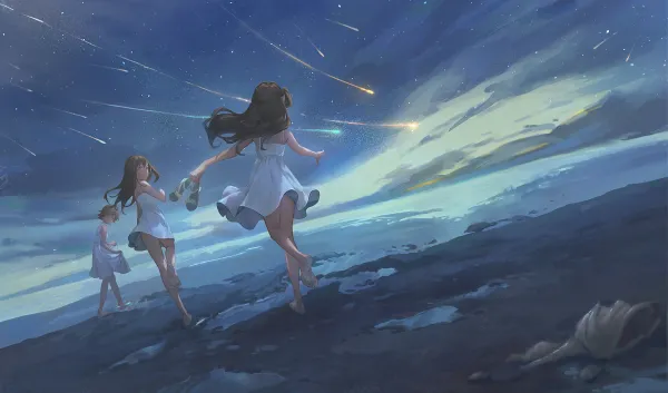 3k夜晚壁纸-夜空 - 星夜-星星「哲风壁纸」