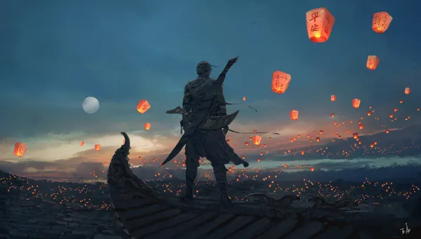 4k天空壁纸-景观 - 幻想艺术-数字艺术「哲风壁纸」