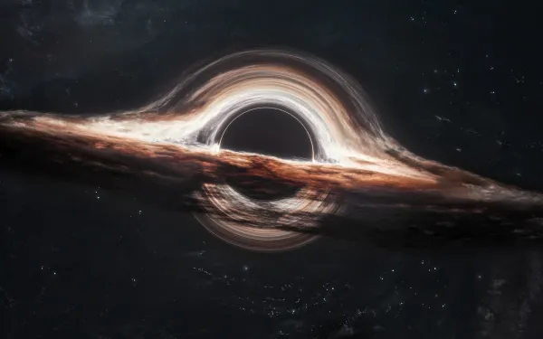 4k插图壁纸-星系 - 空间-黑洞「哲风壁纸」