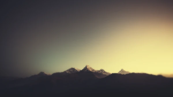 2k景观壁纸-山 - 模糊-绘画「哲风壁纸」