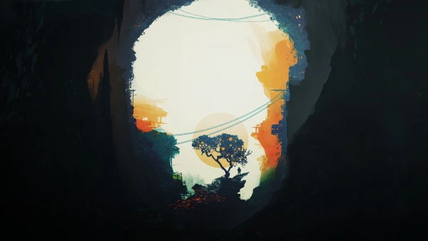 2k太阳壁纸-岩石 - 景观-洞穴「哲风壁纸」