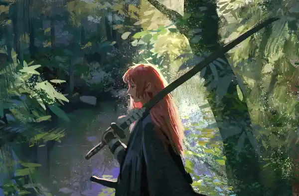 2k森林壁纸-剑 - 树-武器「哲风壁纸」