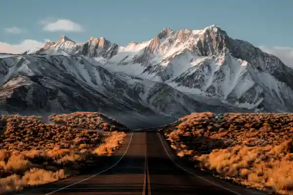 5k景观壁纸-山 - 水-路「哲风壁纸」