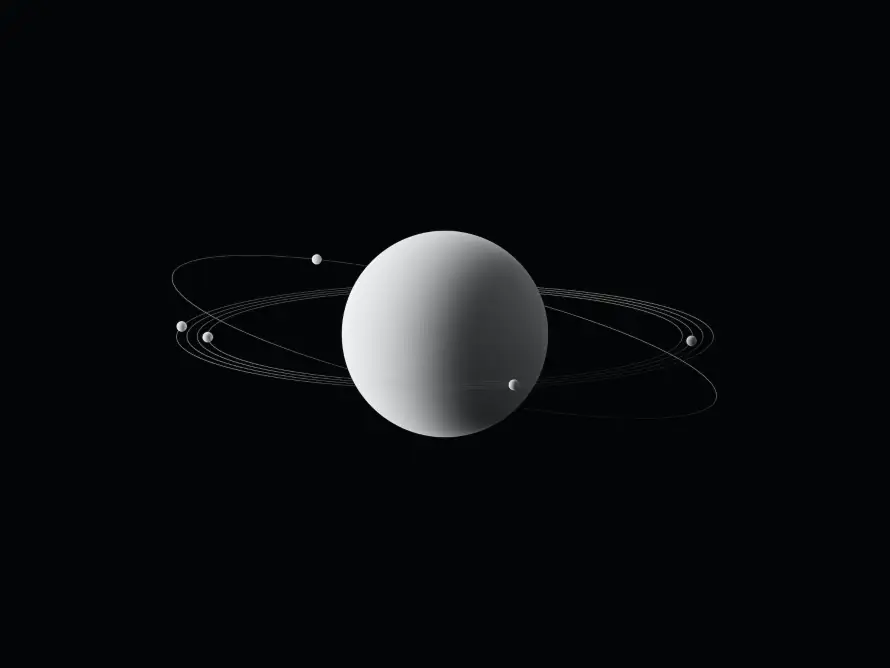 2k空间壁纸-行星 - 轨道-黑暗的「哲风壁纸」