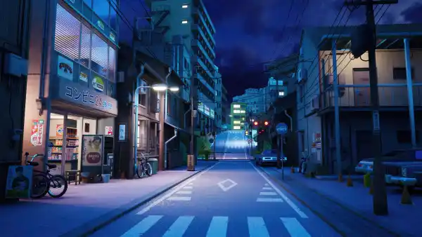 4k东京壁纸-云 - 路-夜晚「哲风壁纸」