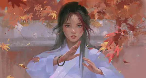 4k戒指壁纸-手镯 - 树叶-茶我「哲风壁纸」