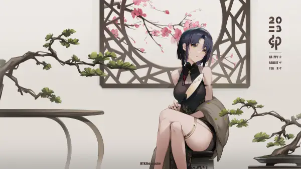 3k手镯壁纸-旗袍 - 梅花-粉丝「哲风壁纸」 3k手镯壁纸-旗袍 - 梅花-粉丝「哲风壁纸」