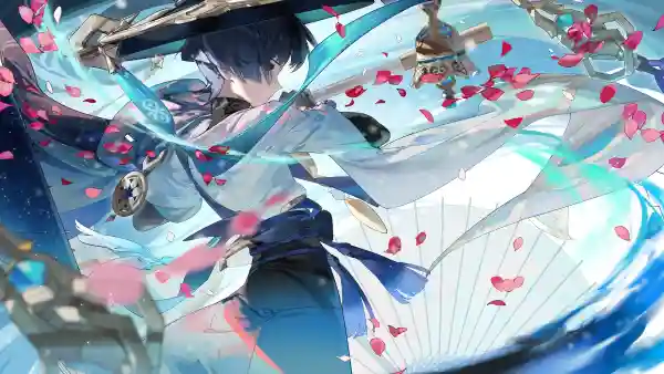2k常设壁纸-短发 - 粉丝-花瓣「哲风壁纸」