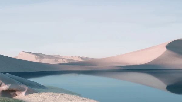 4k反射壁纸-水 - 天空-景观「哲风壁纸」