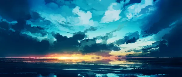 6k反射壁纸-云 - 天空-插图「哲风壁纸」