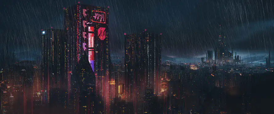 2k城市壁纸-云 - 雨-天空「哲风壁纸」