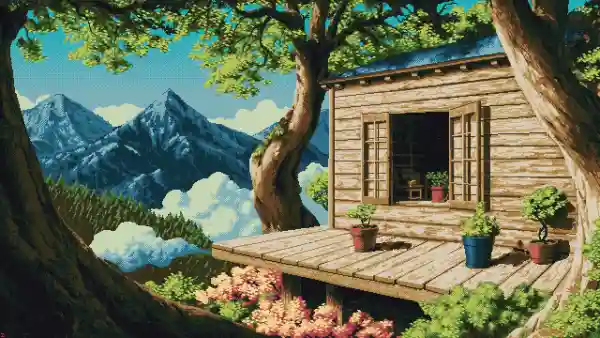 3k天空壁纸-云 - 山-树「哲风壁纸」