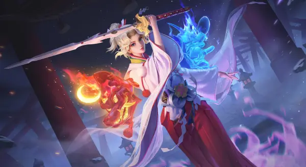 8k和服壁纸-剑 - 鸟居-武士刀「哲风壁纸」