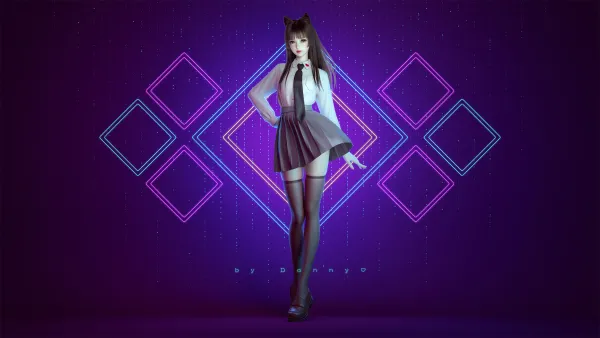2k丝袜壁纸-卡文 - 插图-猫女「哲风壁纸」