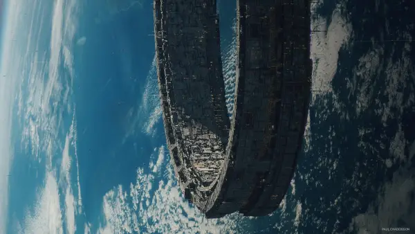 3k空间壁纸-云 - 行星-空间站「哲风壁纸」