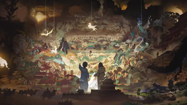2k壁画壁纸-建筑 - 敦煌-艺术品「哲风壁纸」