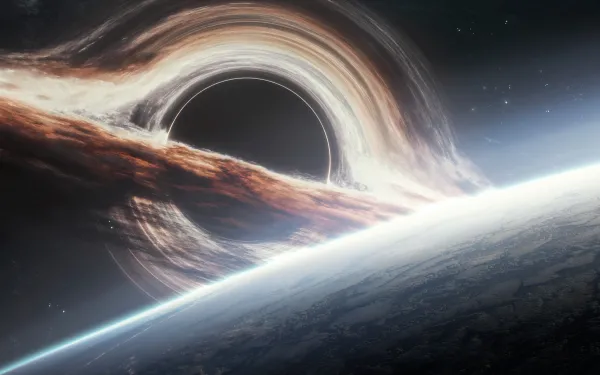 4k插图壁纸-星系 - 空间-黑洞「哲风壁纸」