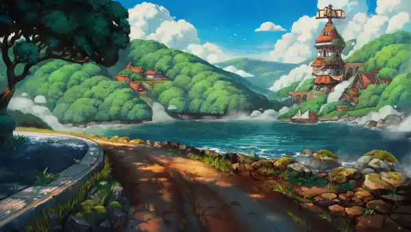 4k岩石壁纸-云 - 山-水「哲风壁纸」