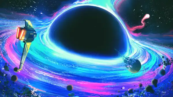 4k插图壁纸-星星 - 星系-空间「哲风壁纸」