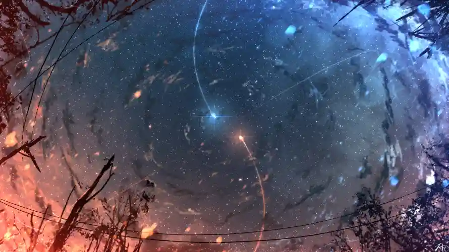 2k夜晚壁纸-天空 - 插图-星夜「哲风壁纸」