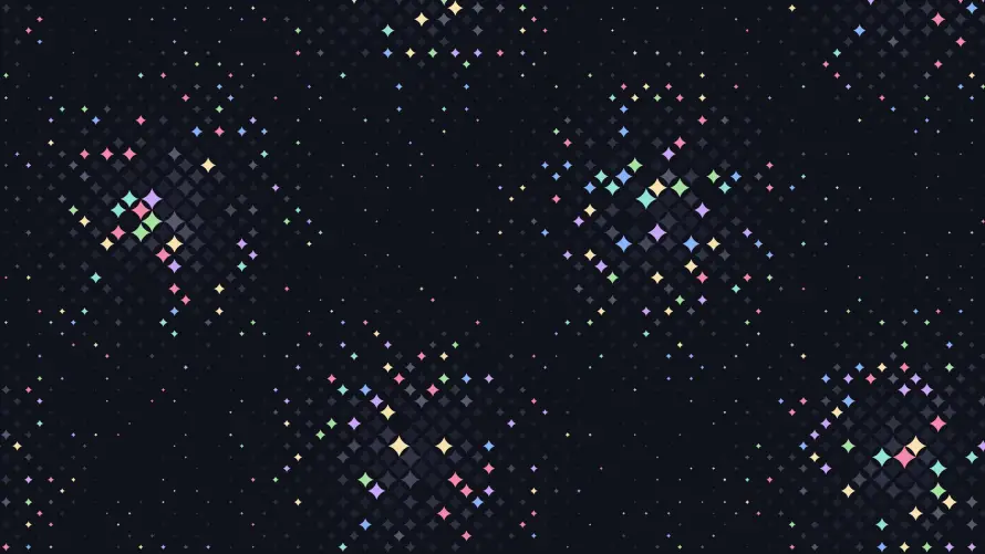 4k星星壁纸-抽象的 - 黑暗的-极简主义「哲风壁纸」