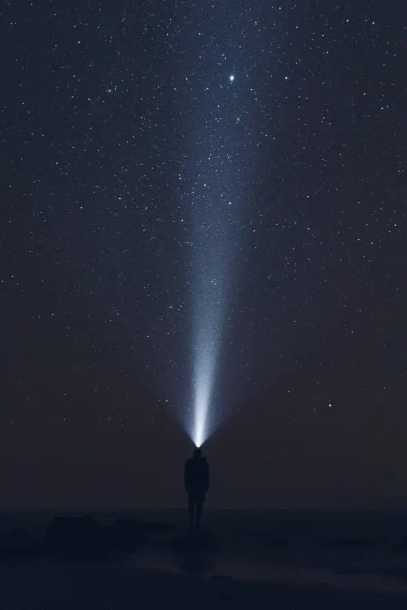 4k冷静壁纸 - 午夜 - 天空 - 宇宙「哲风壁纸」