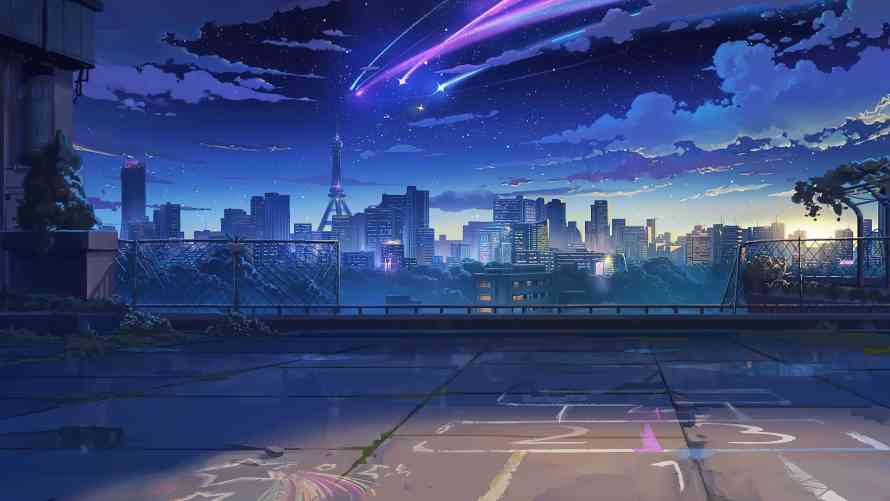 2k城市壁纸-云 - 夜晚-建筑「哲风壁纸」