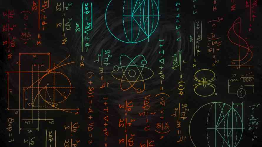 2k公式壁纸-化学 - 黑色的-数学公式「哲风壁纸」
