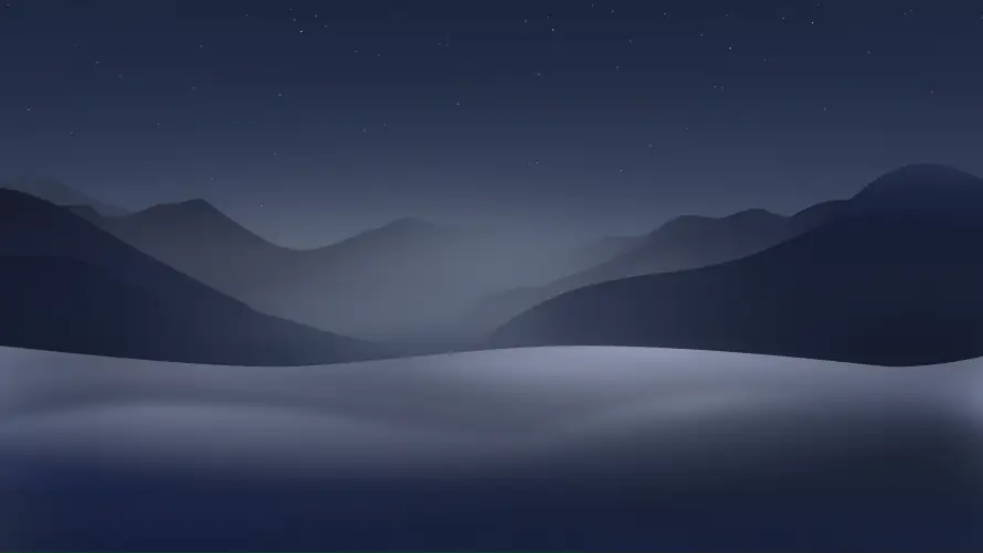 6k场地壁纸-山 - 夜晚-夜景「哲风壁纸」