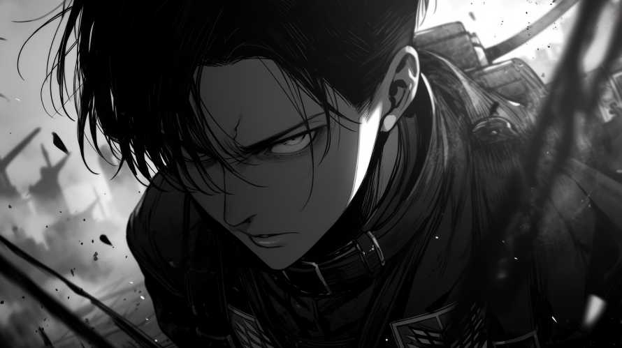 2k单色壁纸-漫画 - 低饱和度-动漫男孩「哲风壁纸」