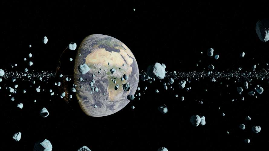 4k地球壁纸-空间 - 行星-小行星「哲风壁纸」