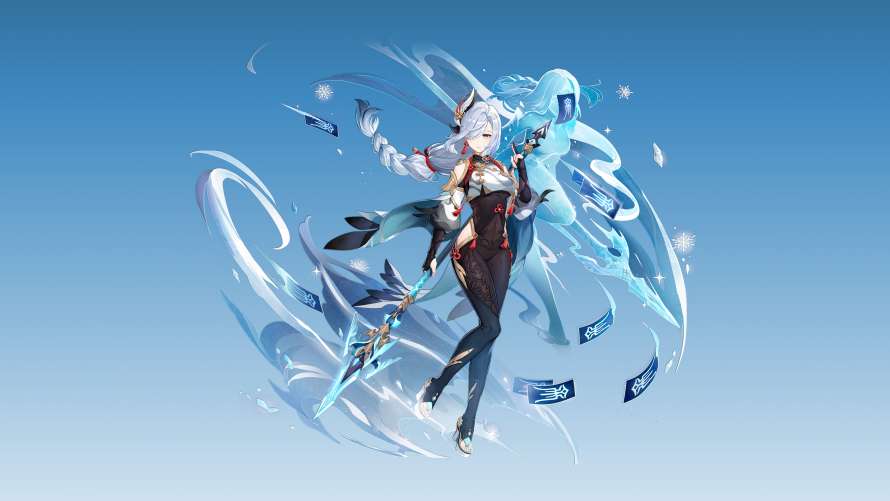 4k武器壁纸-槊 - 辫子-雪花「哲风壁纸」