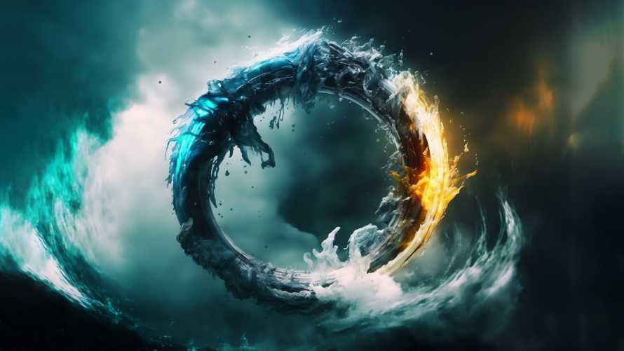 4k涡流壁纸-抽象的 - 桌面-免费下载「哲风壁纸」