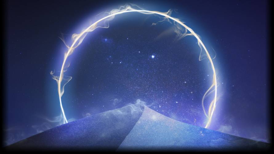 2k星星壁纸-空间 - 发光的-小插图「哲风壁纸」
