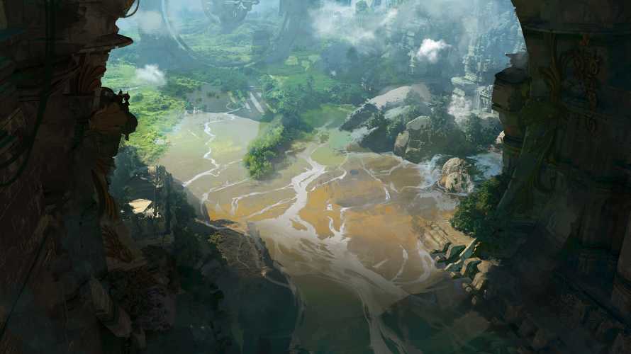 2k岩石壁纸-树 - 水-河「哲风壁纸」