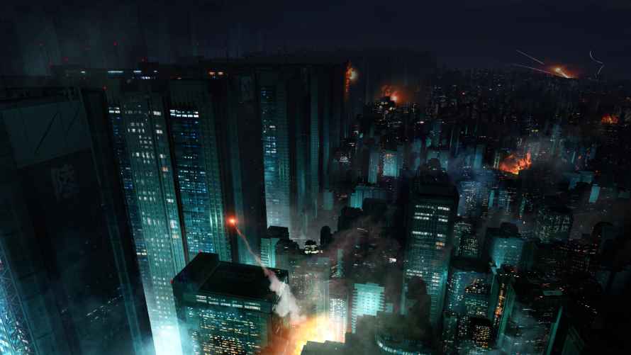 2k城市壁纸-夜晚 - 夜景-建筑「哲风壁纸」