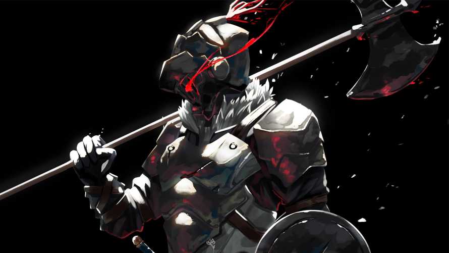 4k武器壁纸-盔甲 - 动漫男孩-哥布林杀手「哲风壁纸」