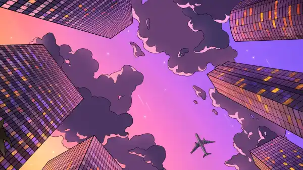 3k天空壁纸-云 - 建筑-插图「哲风壁纸」