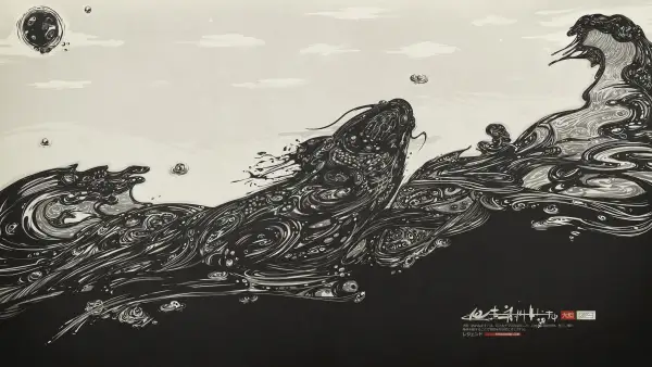 3k动物壁纸-水 - 鱼-单色「哲风壁纸」