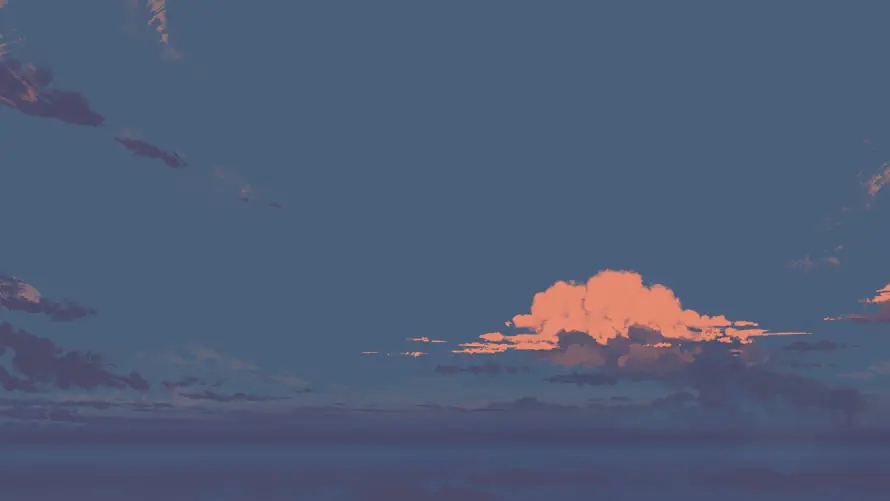 3k天空壁纸-云 - 插图-日落「哲风壁纸」