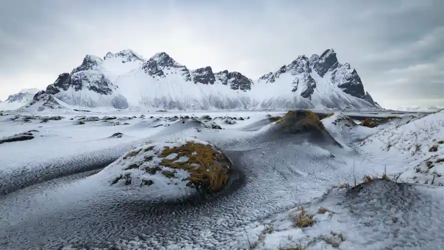 3k冰岛壁纸-冰冻世界 - 冰雪王国-雪白的风景「哲风壁纸」