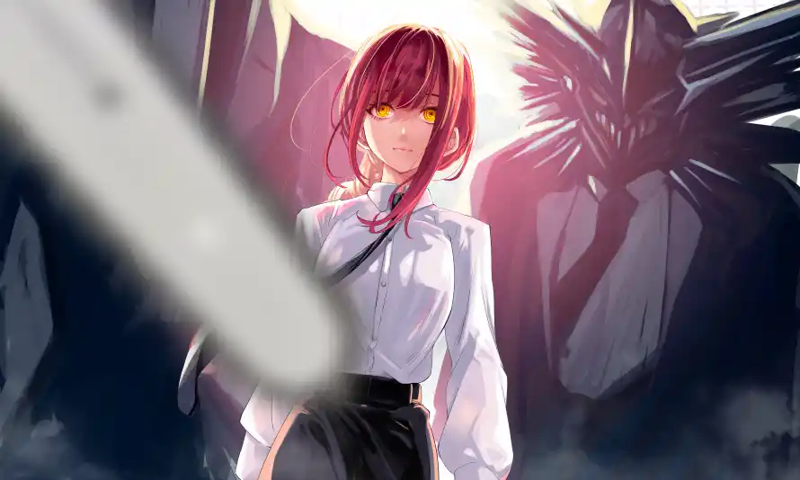 4k玛琪玛壁纸-电锯人 - 漫画女孩-免费下载「哲风壁纸」