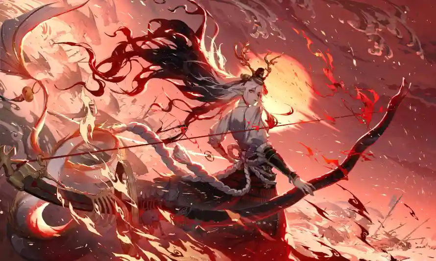 5k插画壁纸-九万里 - 桌面-免费下载「哲风壁纸」