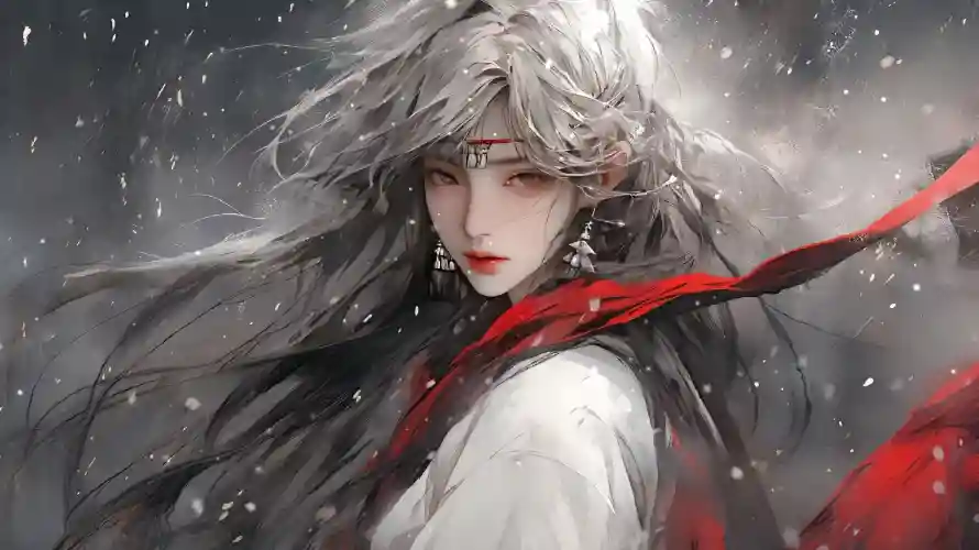 2k回眸壁纸-插画 - 桌面-免费下载「哲风壁纸」