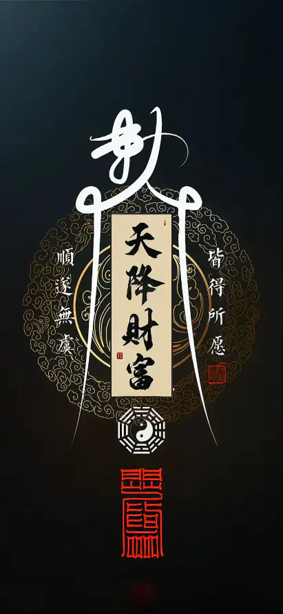 4k符咒壁纸 - 中华元素 - 手机壁纸 - wallpaper「哲风壁纸」