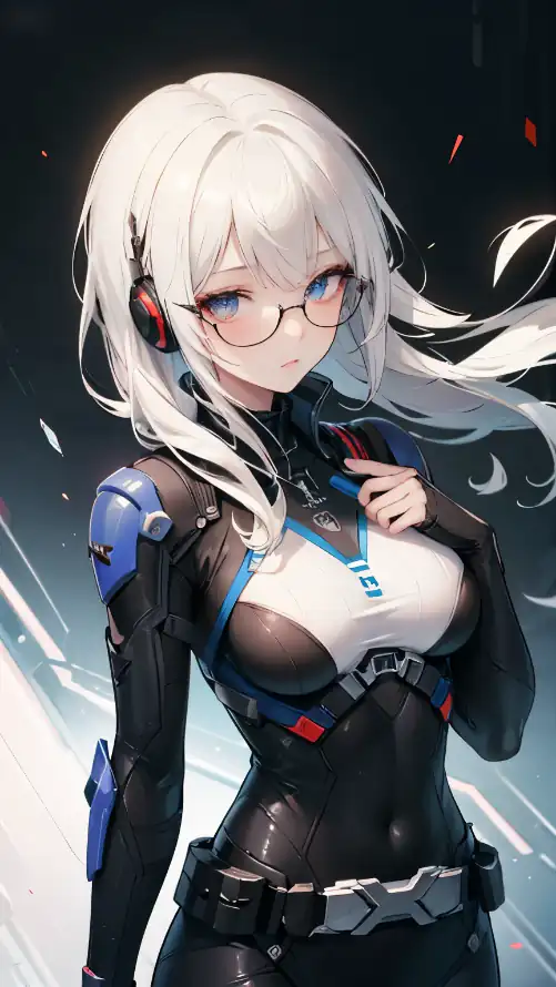 4kAI壁纸 - 美女 - 未来科技 - wallpaper「哲风壁纸」