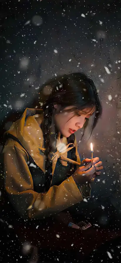 4k火柴壁纸 - 圣诞节 - 大雪纷飞 - wallpaper「哲风壁纸」